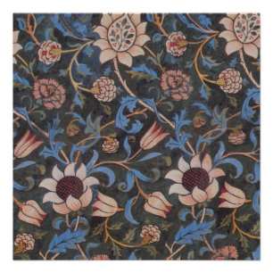Poster William Morris Evenlode Textile Floral Art