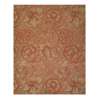 William Morris Fleur de pavot rose Floral