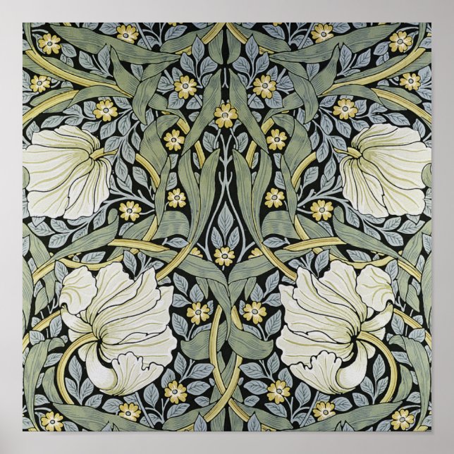 Poster William Morris - Fond d'écran Pimpernel (Devant)