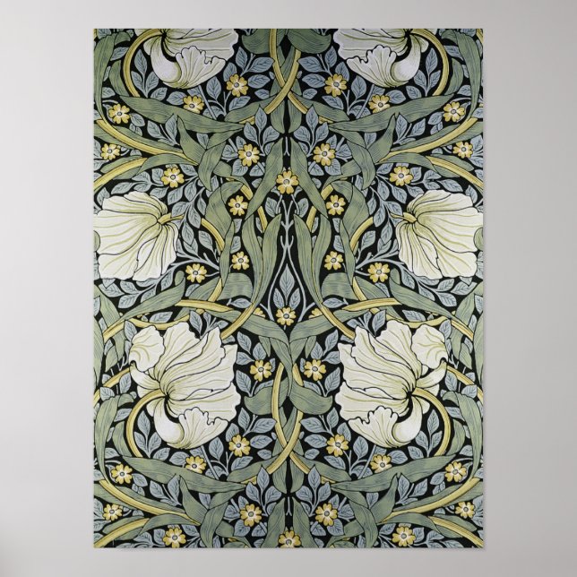 Poster William Morris - Fond d'écran Pimpernel (Devant)