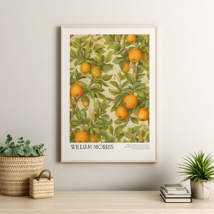 Poster William Morris Fruits Vintages et Feuilles