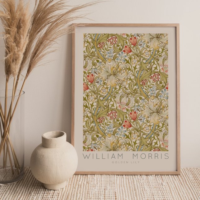 Poster William Morris Golden Lily Wall Art Imprimer (Créateur téléchargé)