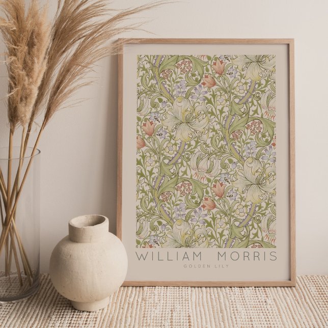 Poster William Morris Golden Lily Wall Art Imprimer (Créateur téléchargé)