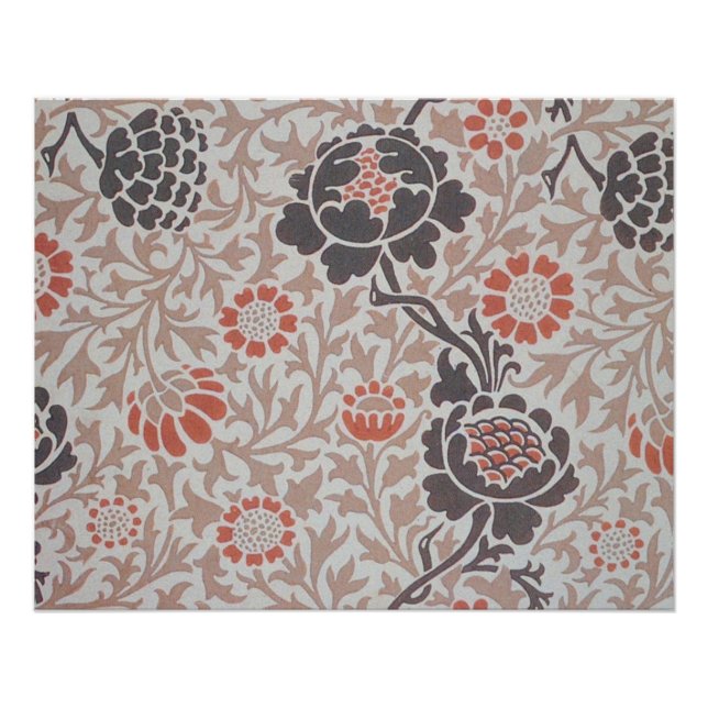 Poster William Morris Grafton Botanic Art Design (Devant)