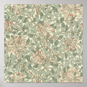 Poster William Morris Honeysuckle Fond d'écran