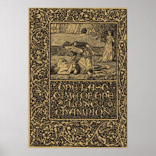 Poster William Morris Kelmscott Press page 1896