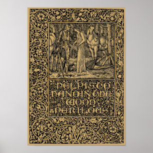 Poster William Morris Kelmscott Press page 1896