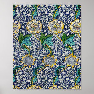 Poster William Morris Kennet célèbre motif