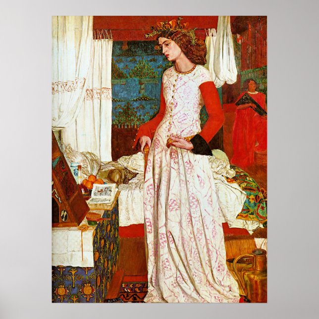 Poster William Morris, La Belle Iseult, (Devant)