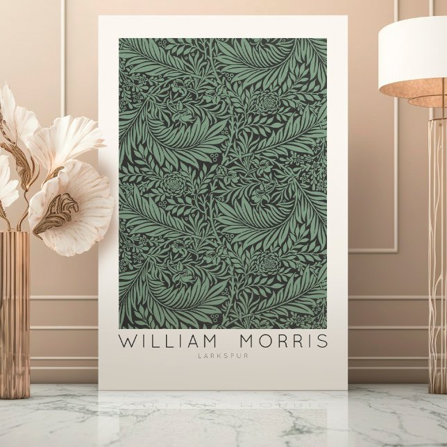 Poster William Morris Larkspur Art mur Imprimer (Créateur téléchargé)