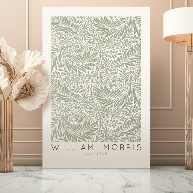Poster William Morris Larkspur Art mur Imprimer (Créateur téléchargé)