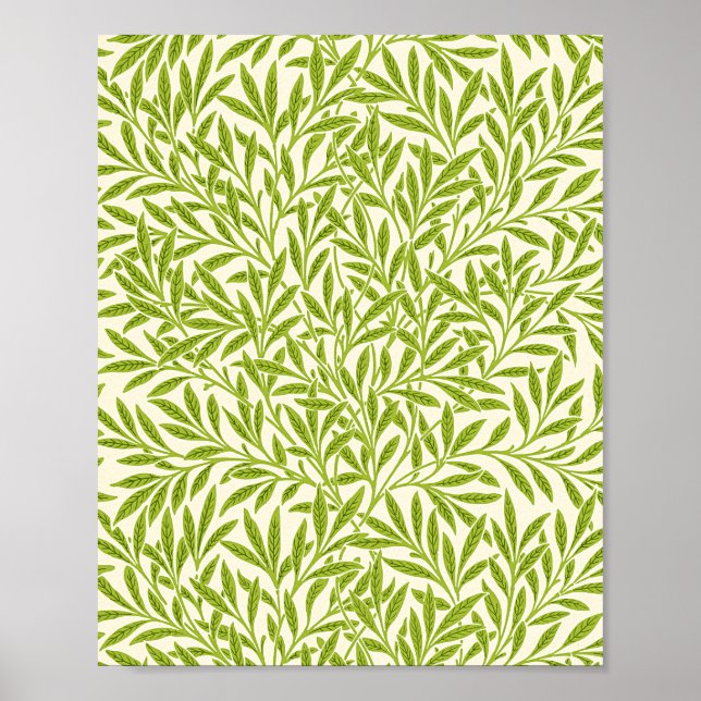 Poster William Morris le motif Willow (Devant)