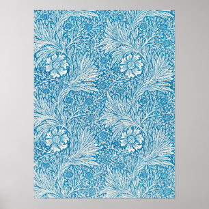 Poster William Morris Marigold 1875 Design Motif