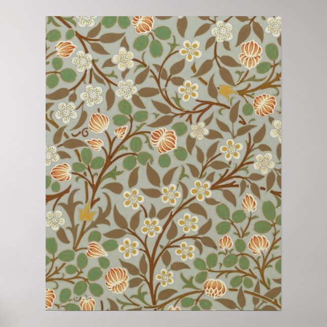 Poster William Morris Motif d'art (Devant)