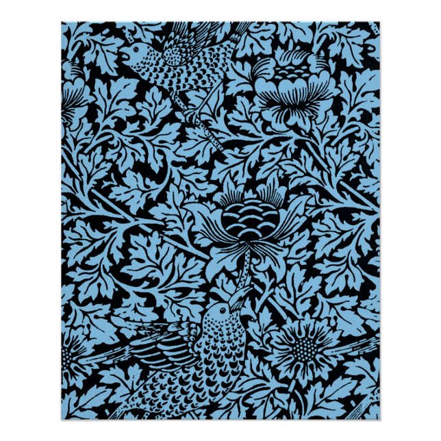 Poster William Morris Particularités Florales Anénome d'o (Devant)