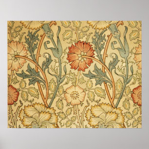 Poster William Morris Rose Flower Fond d'écran Motif