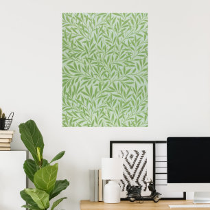 Poster William Morris Saule Fleur Classique Vert