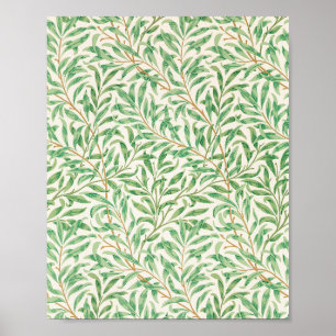 Poster William Morris. Saumon. Verdure vintage