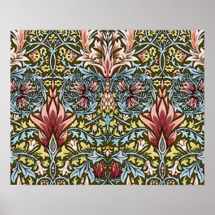 Poster William Morris Snakeshead Floral Pattern