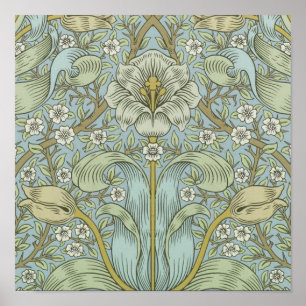 Poster William Morris Spring Motif classique épais