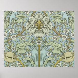 Poster William Morris Spring Thicket : Floral antique