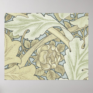 Poster William Morris St James Acanthus Fond d'écran