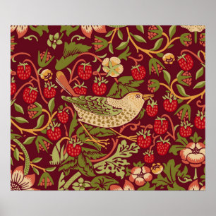 Poster William Morris Strawberry Thief