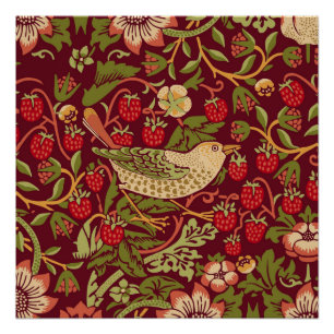 Poster William Morris Strawberry Thief
