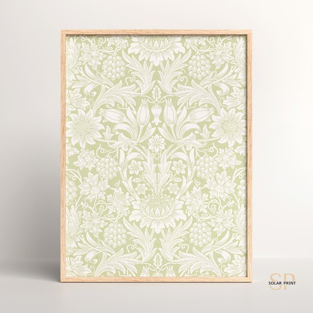 Poster William Morris Sunflower Nature artistique Imprime (Créateur téléchargé)