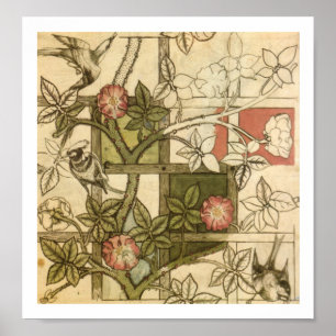Poster William Morris - Trellis