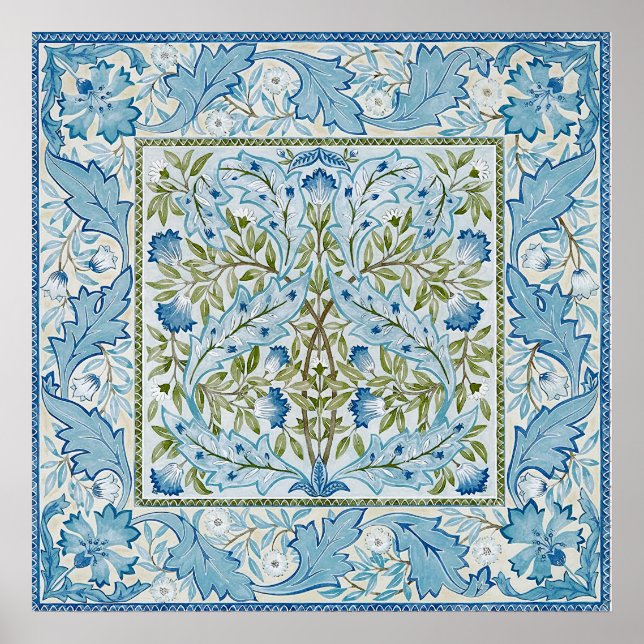 Poster William Morris Wilhelmina (Devant)
