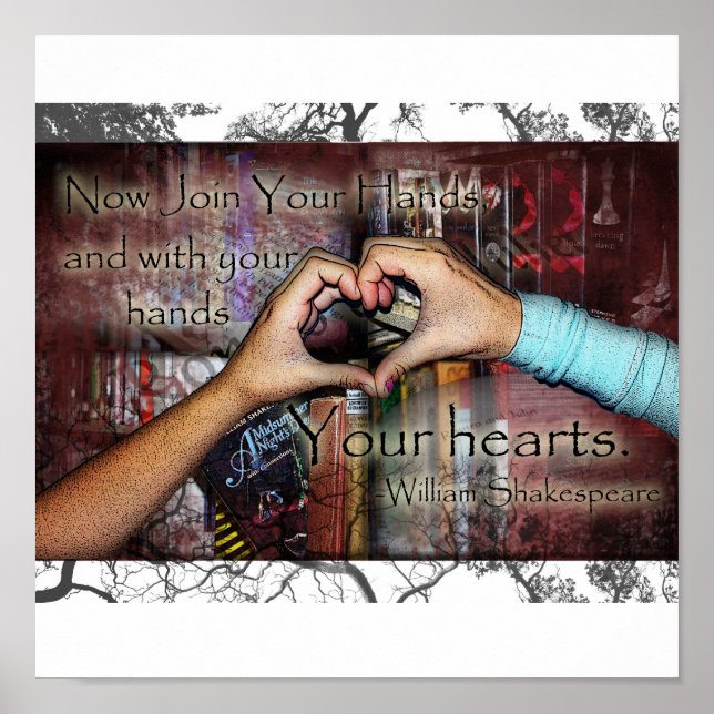 Poster William Shakespear (Devant)