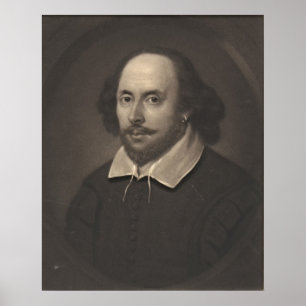 Poster William Shakespeare 1849