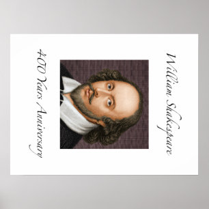 Poster William Shakespeare 400 ans d'anniversaire
