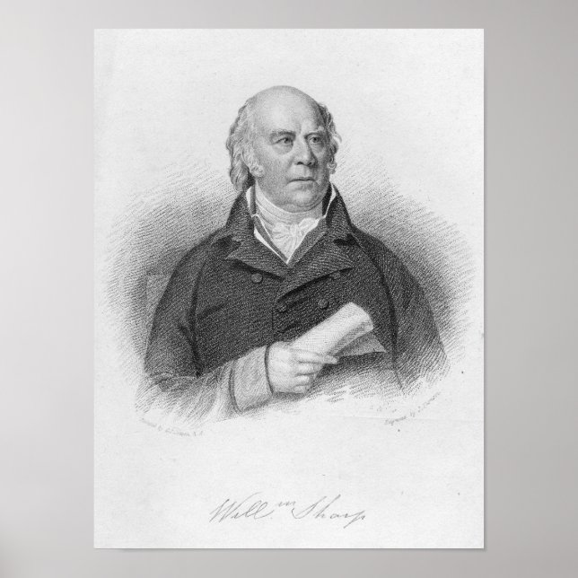 Poster William Sharp, gravé par J. Thomson (Devant)