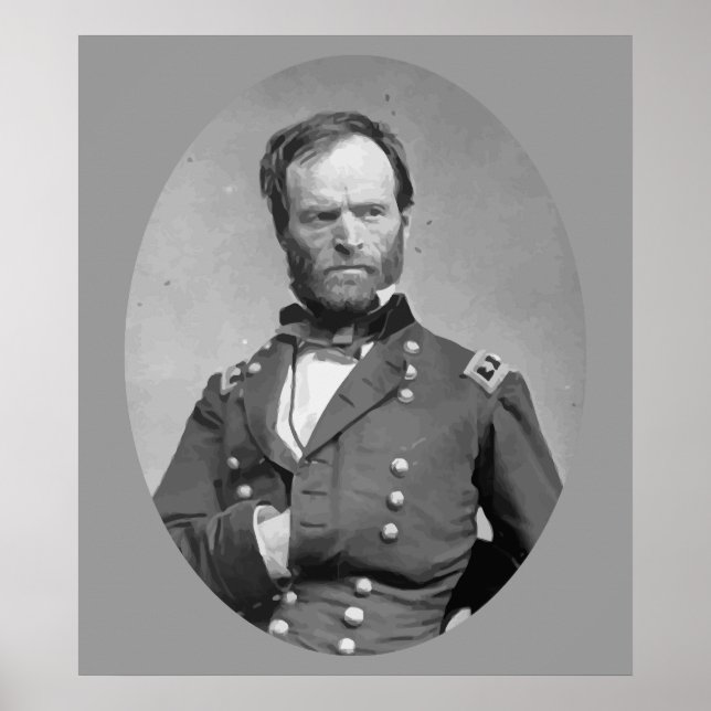 Poster William Tecumseh Sherman (Devant)