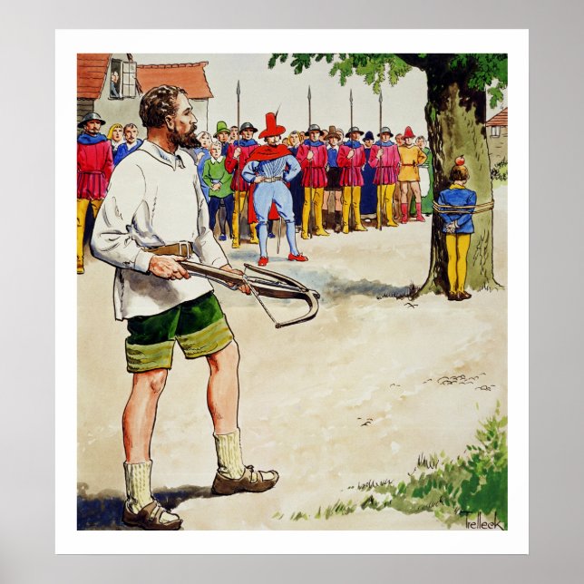 Poster William Tell, de 'Peeps into the Past', publie (Devant)