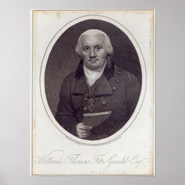 Poster William Thomas Fitzgerald (Devant)