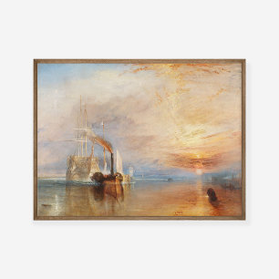Poster William Turner L'Art Peintre Temeraire De Lutte