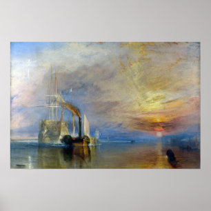Poster William Turner - Le Fighting Temeraire