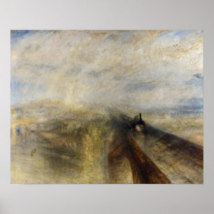 Poster William Turner - Pluie, vapeur et vitesse