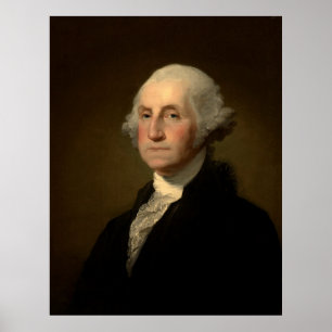 Poster Williamstown Portrait de George Washington