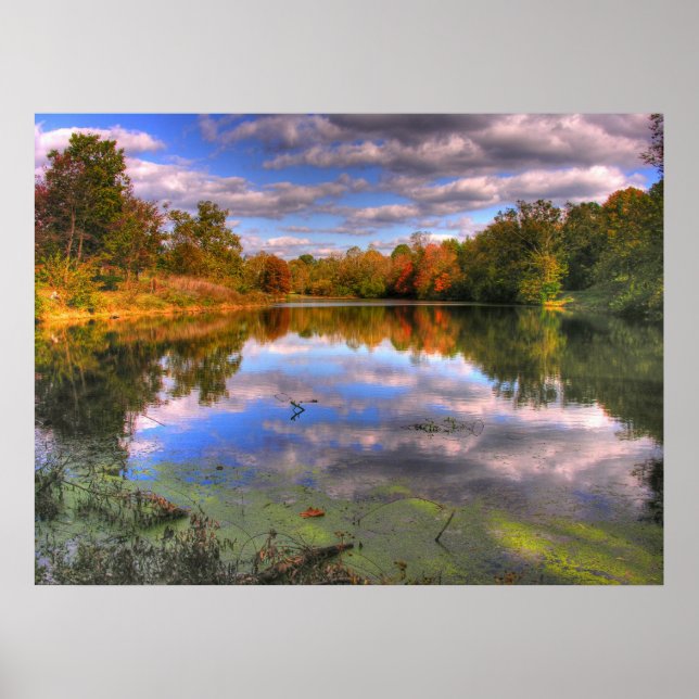 Poster Willow Pond - Cherokee Park (Devant)