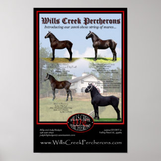 POSTER WILLS CREEK PERCHERONS 2006 AFFICHER UNE CHAÎNE