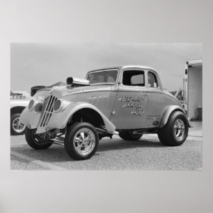 Poster Willys Gasser 1 - entrave vintage