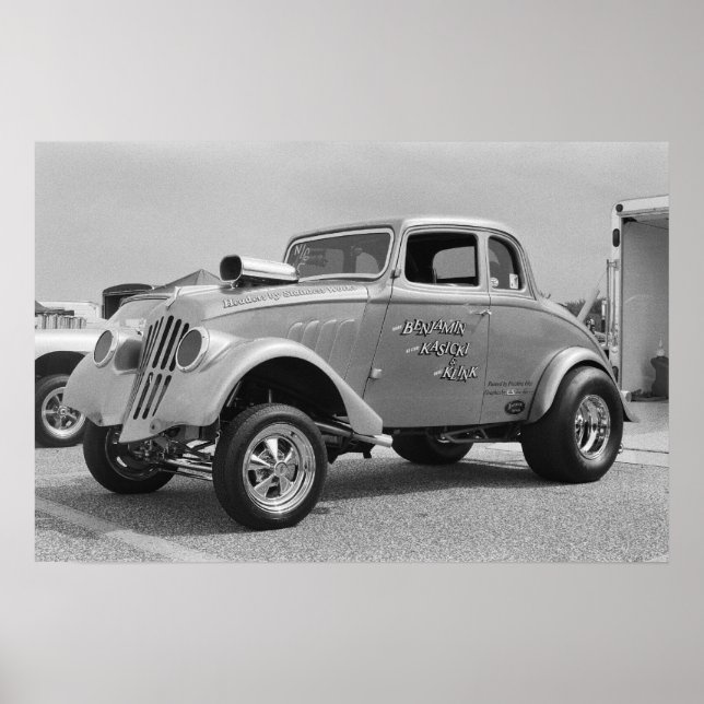 Poster Willys Gasser 1 - Glisser Vintage (Devant)