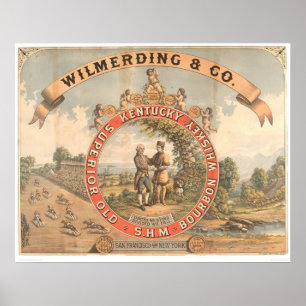 Poster Wilmerding & Co. Kentucky Whiskey (1855A)