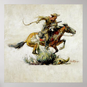 Poster « Winchester Horse and Rider » par Philip R Goodwi