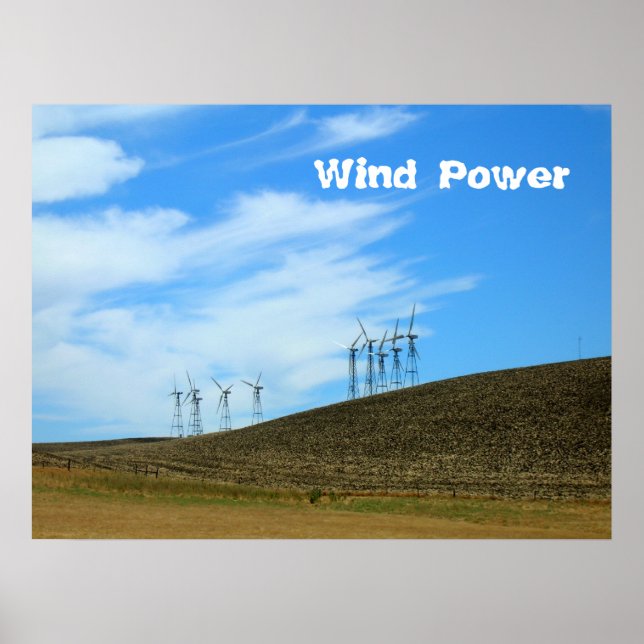 Poster - Wind farm (Front)