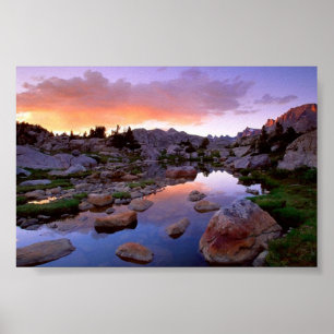 Poster Wind River Range, Wyoming